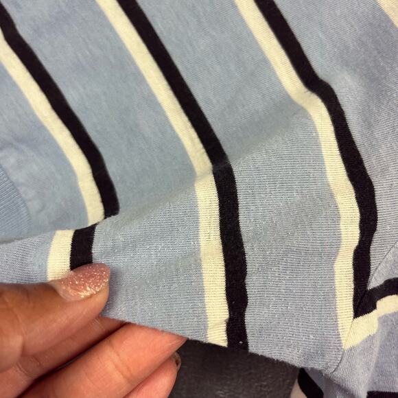 Vintage Levi's Mens XL Polo Striped Thin Embroider Logo Preppy Academia Golf - Picture 5 of 10